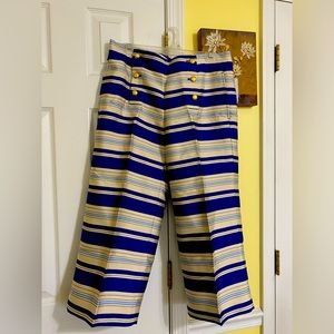 EUC Banana Republic cropped sailor pants Sz 8p